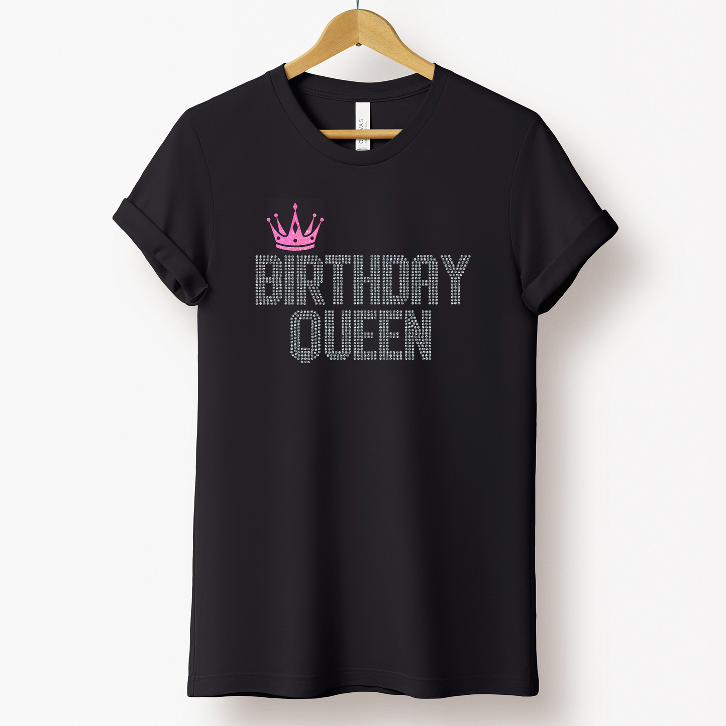 Fit for a Birthday Queen Rhinestone T-Shirt